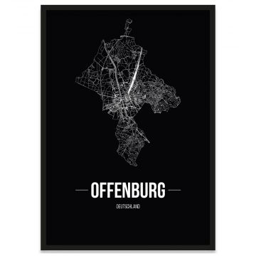 Stadtposter Offenburg Stadtplan