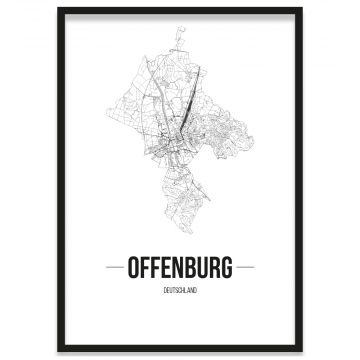 Stadtposter Offenburg Bilderrahmen