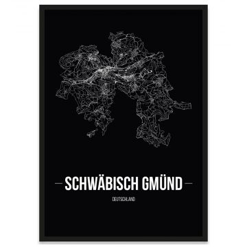 Stadtposter Schwäbisch Gmünd Stadtplan
