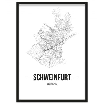 Poster Schweinfurt Poster Bilderrahmen