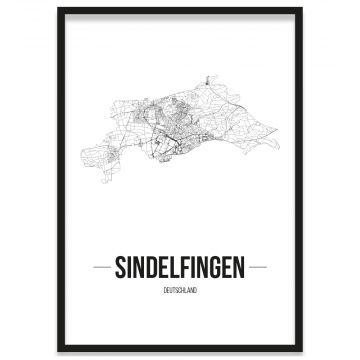 Stadtposter Sindelfingen Rahmen