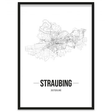 Stadtposter Straubing Bilderrahmen