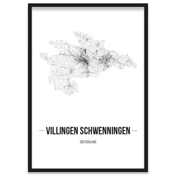Stadtposter Villingen-Schwenningen Bilderrahmen