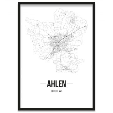 Stadtposter Ahlen Rahmen