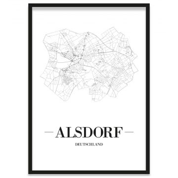 Stadtposter Alsdorf Rahmen