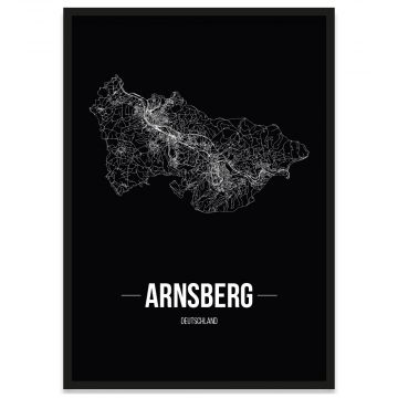 Stadtposter Arnsberg Bilderrahmen