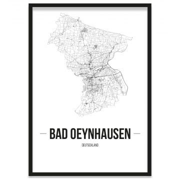 Stadtposter Bad Oeynhausen Bilderrahmen
