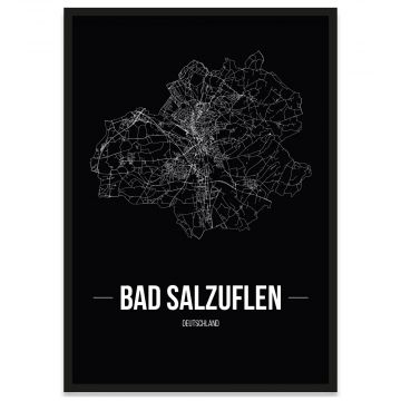 Bad Salzuflen gerahmtes Poster
