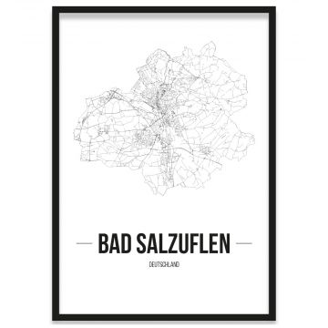 Stadtposter Bad Salzuflen Bilderrahmen