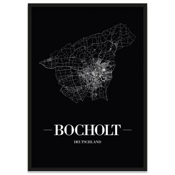 Stadtposter Bocholt Stadtplan