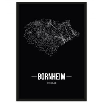Stadtposter Bornheim Rahmen