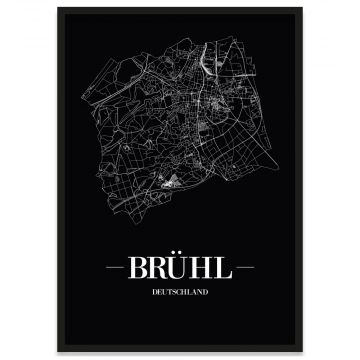 Stadtposter Brühl Rahmen