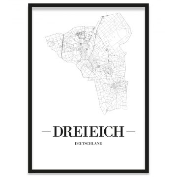 Stadt Dreieich Poster gerahmt