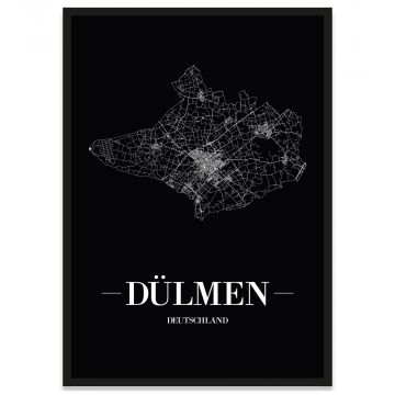 Stadtposter Dreieich Bilderrahmen