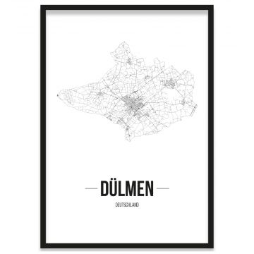 Stadtposter Dülmen Bilderrahmen