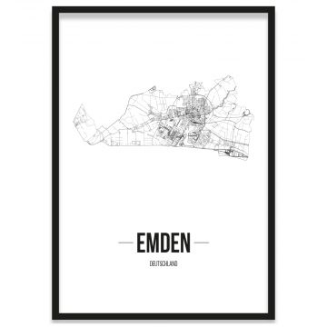 Stadtposter Emden Bilderrahmen