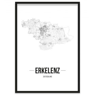 Stadtposter Erkelenz Bilderrahmen