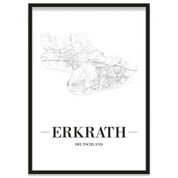Stadtposter Erkrath Rahmen