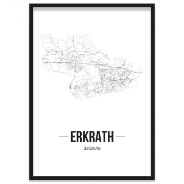 Stadtposter Erkrath Bilderrahmen