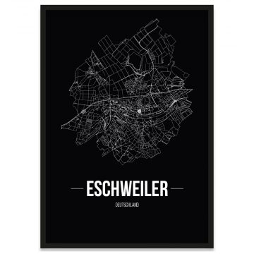 Stadtposter Eschweiler Bilderrahmen
