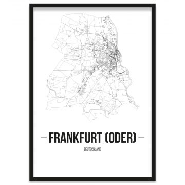 Stadtposter Frankfurt (Oder) Rahmen