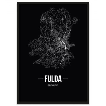 Stadtposter Fulda Rahmen