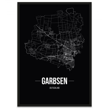 Stadtposter Fulda Straßennetz