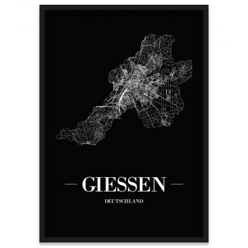 Stadtposter Gießen Bilderrahmen
