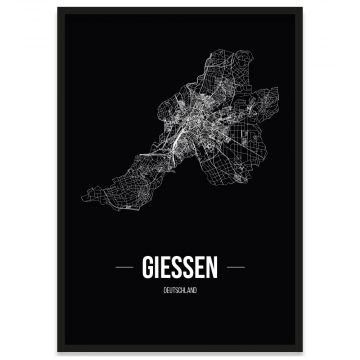 Stadtposter Gießen Rahmen