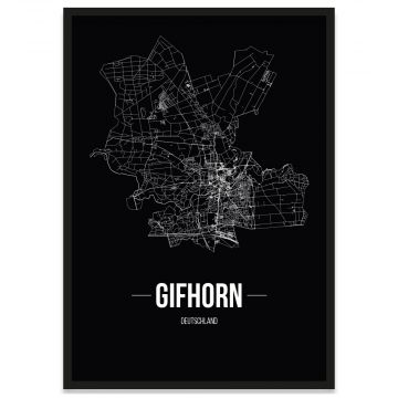 Stadtposter Gifhorn Stadtplan