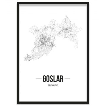 Stadtposter Goslar Stadtplan