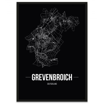 Stadtposter Grevenbroich Rahmen
