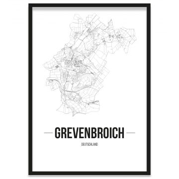 Stadtposter Grevenbroich Rahmen
