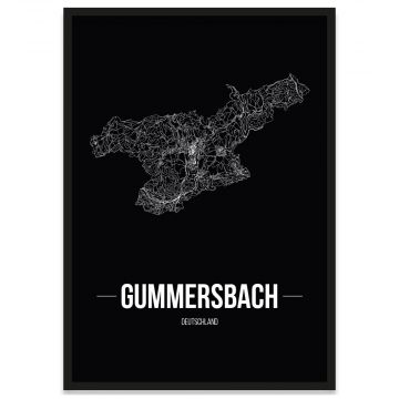 Gronau (Westfalen) Stadtposter Straßennetz