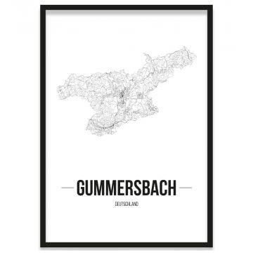  Gummersbach Poster Bilderrahmen