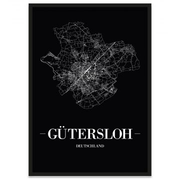 Poster Gütersloh Rahmen