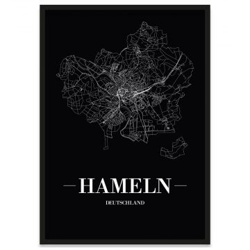 Stadtposter Hameln Bilderrahmen
