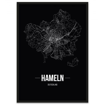 Stadtposter Hameln Stadtplan