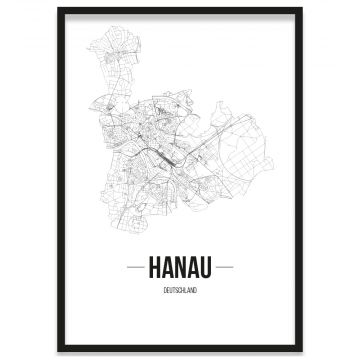 Stadtposter Hanau Bilderrahmen 