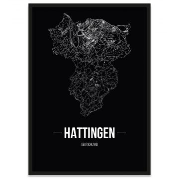 Stadtposter Hattingen Rahmen