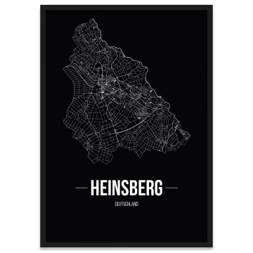 Stadtposter Heinsberg Stadtplan