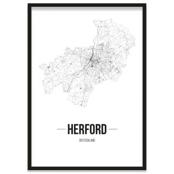 Stadtposter Herford Rahmen
