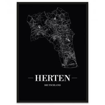 Stadtposter Herten Stadtplan