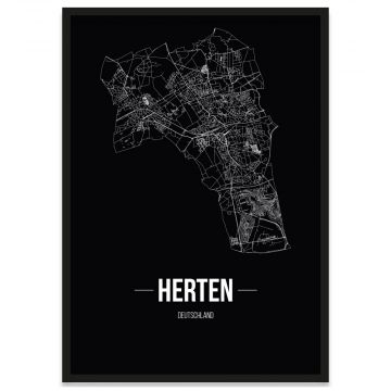 Stadtposter Herten Rahmen