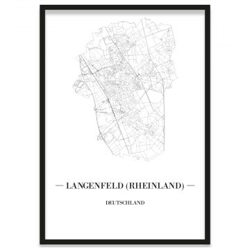 Stadtposter Langenfeld (Rheinland)