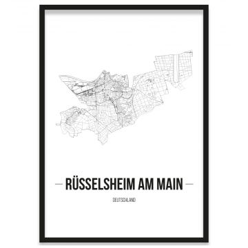 Stadtposter Rüsselsheim am Main