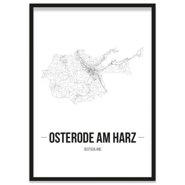 Stadtposter Ostfildern Bilderrahmen