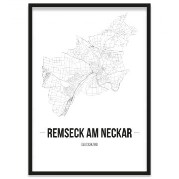 Stadtposter Riedstadt Rahmen