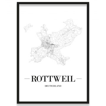 Stadtposter Rottweil Bilderrahmen