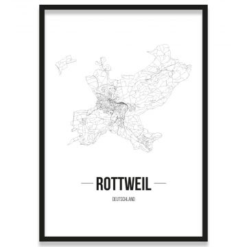 Stadtposter Rottweil Rahmen